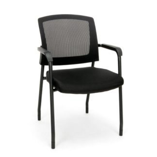 424 MESH CHAIR GUEST/RECEPTION CHAIR WITH ARMS