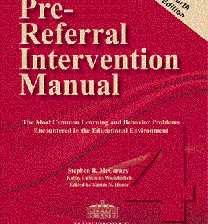 Pre-Referral Intervent Manual