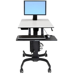 WorkFit-C Single LD SitStand Workstation
